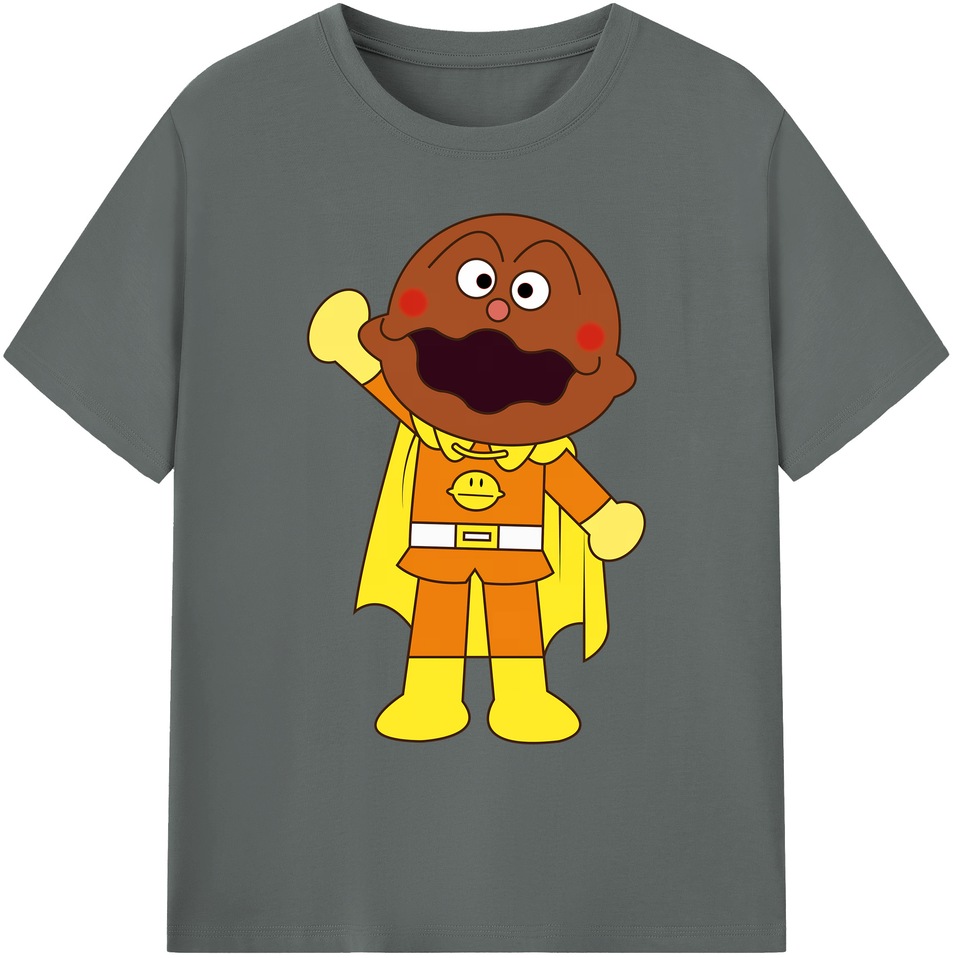 （画像用） アンパンマン Anpanman 綿100％ メンズ半袖Tシャツ｜肌触りやわらか＆通気性